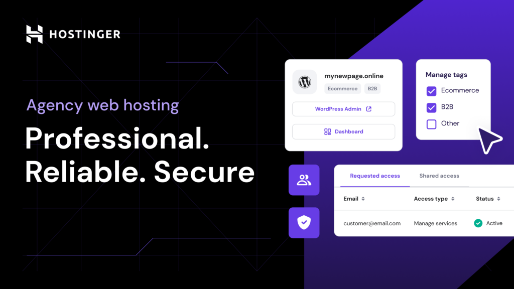 New Agency hosting plans for enhanced security, control, and performance